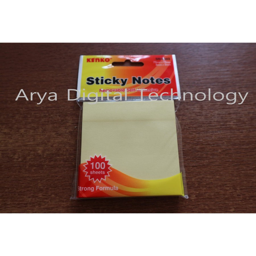 

Sticky Notes SN 0303 Kuning Kenko Stick Note Label Memo Murah