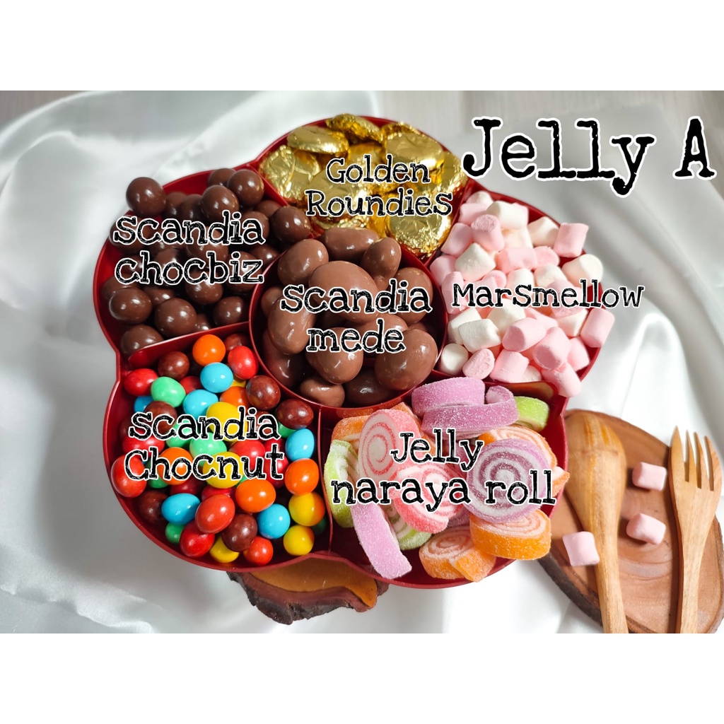 

PARCEL COKLAT JELLY DELFI SCANDIA TOPLES BUNGA/PAKET COKELAT LEBARAN MURAH/HAMPERS LEBARAN JELLY A