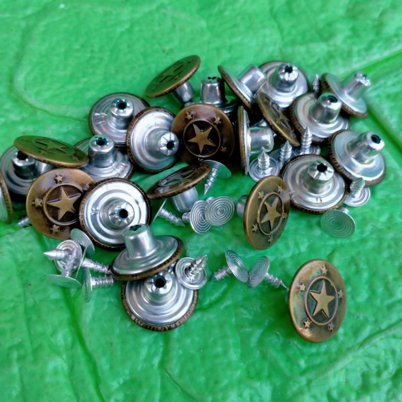 5 PCS KANCING CELANA JEANS KANCING CELANA GETOK GROSIR