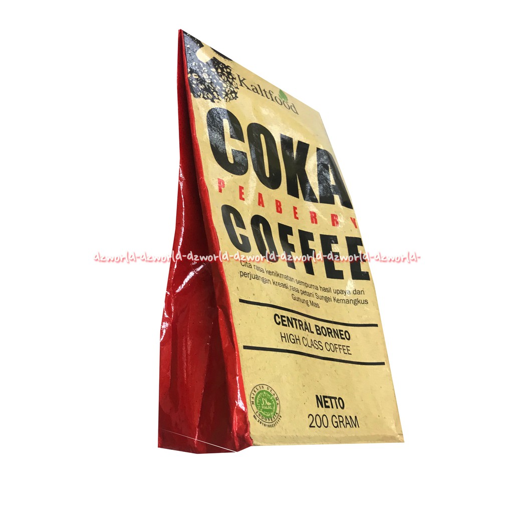 Kaltfood Coka Peaberry  200gr Coffee Central Borneo Kopi Bubuk High Class Coffe Kalt Food