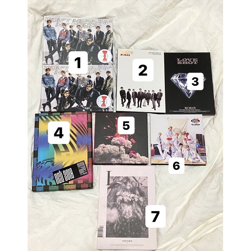 ALBUM ONLY MURAH EXO / TAEYEON / NCT