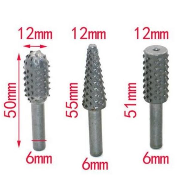

そ Kikir kayu rasp chisel rotary file set ❦