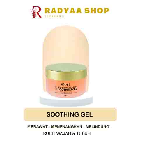 Soothing Gel Aloevera Gojiberry Masker Wajah Melembabkan Kulit Menenangkan Kulit Iritasi by B ERL