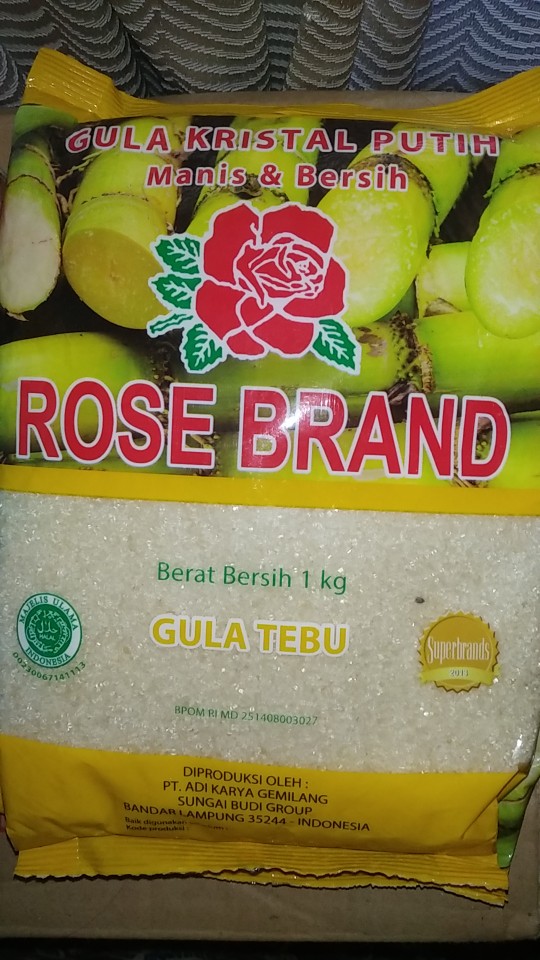Gulaku Kuning Tebu Gmp Gunung Madu Gula Pasir Rose Brand Kemasan 1 Kg Murah Manis