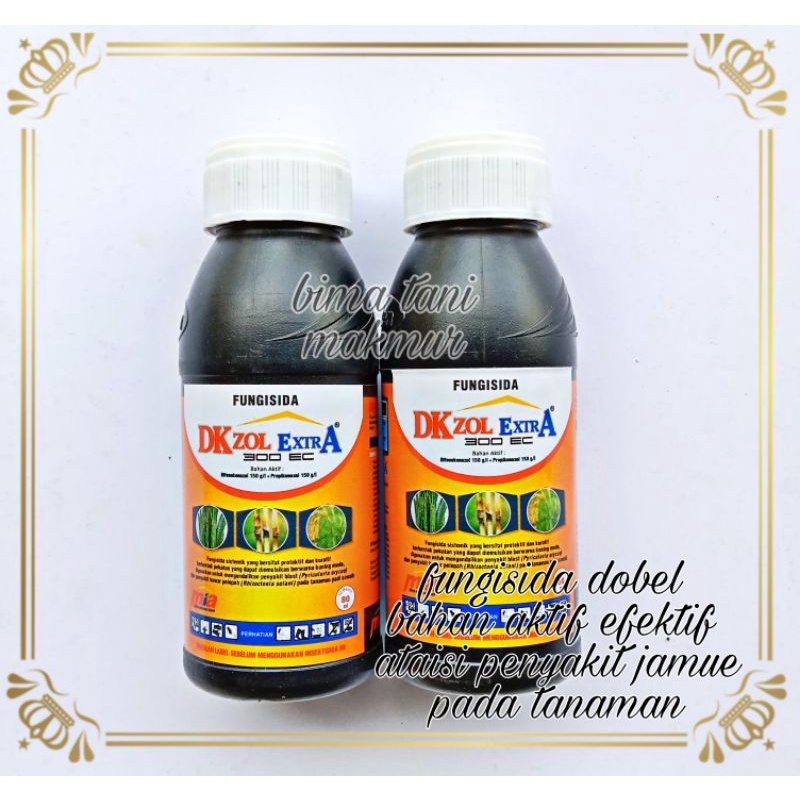 FUNGISIDA DOBEL BAHAN AKTIF DK ZOL EXTRA 300 KEMASAN 80 ML