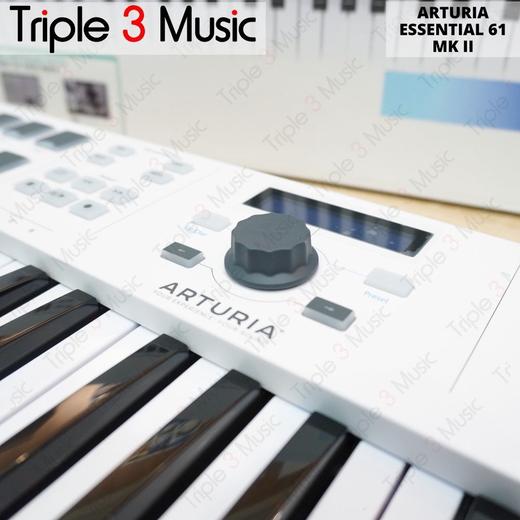 Arturia KeyLab Essential 61 WHITE ORIGINAL Keyboard Controller