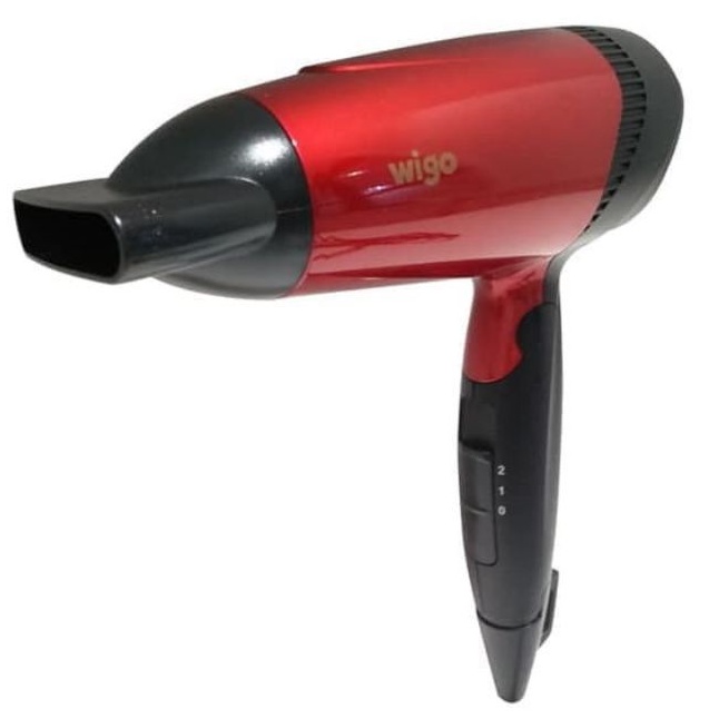 HAIRDRYER pengering rambut WIGO 850W MERAH original 100% handel pengangan lipat