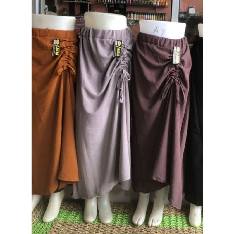 ROK Wanita Dewasa Masa kini//Rok Crinkle airflow