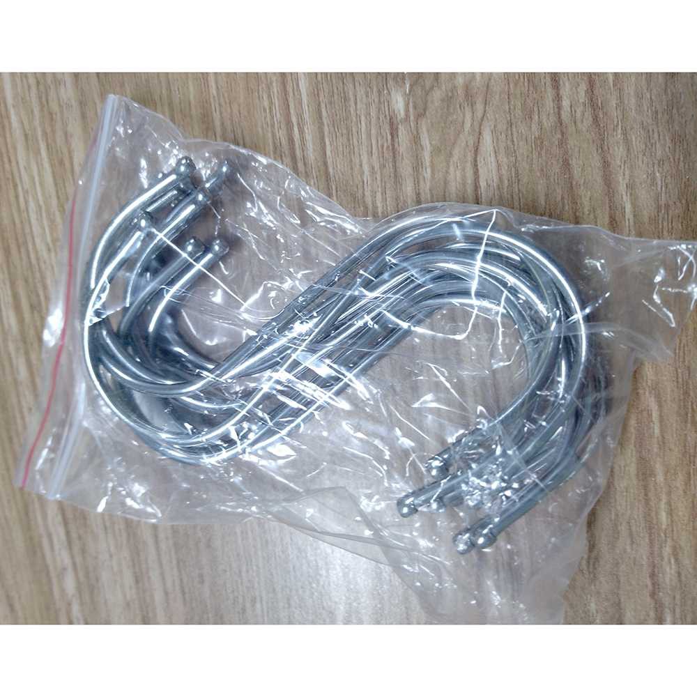 Hanger Gantungan S Type Hook Stainless Steel 10 PCS Perlengkapan Dapur Gantung Peralatan Masak Stainless Steel Berkualitas