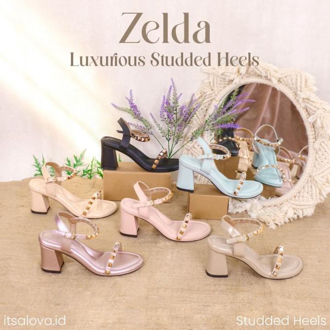 AliveLoveArts Zelda Heel Fashion Sepatu Wanita Termurah Termurah