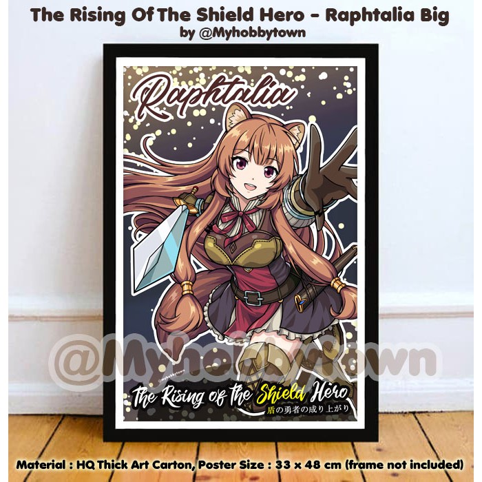 Poster Anime The Shield Hero Tate no Yuusha Raphtalia Adult