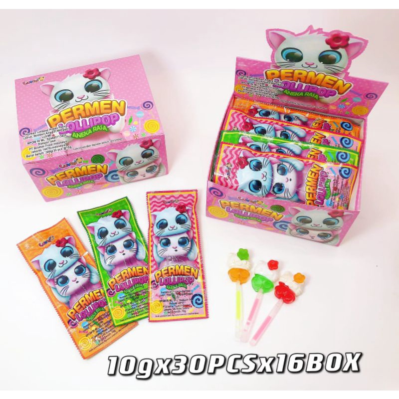 

CAT LOLLIPOP ( isi 1 Box 30 Pcs )