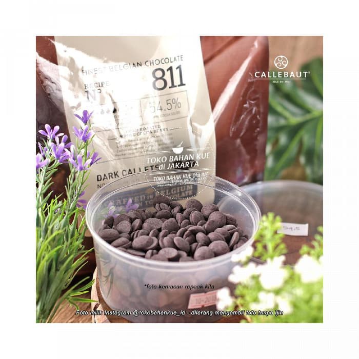 

Kualitas Terbaik - Dark Chocolate 811 Couverture Callebaut Import Cokelat Coin 54 5 500Gr