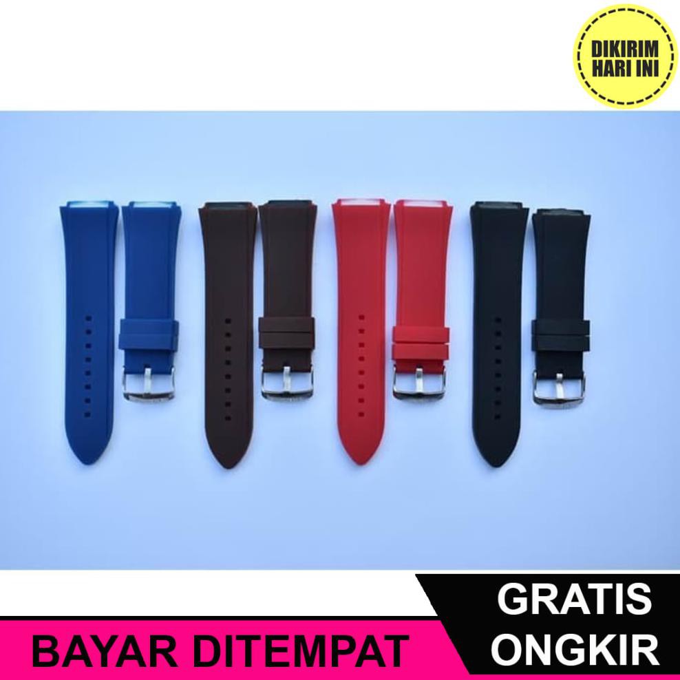 (BAYAR DITEMPAT) OE5128 TALI GC 22MM // STRAP TALI JAM GUESS COLLECTION 22MM MERAH