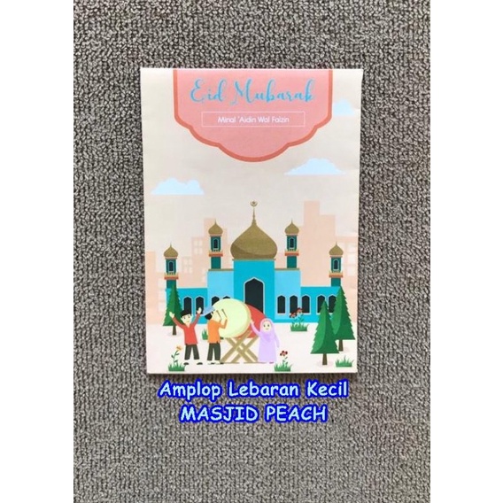 Amplop Idul Fitri Lebaran Hari Raya Kertas Angpao Lucu Lebaran 7x10cm 10pcs Eid Mubarak Glossy Tebal Premium