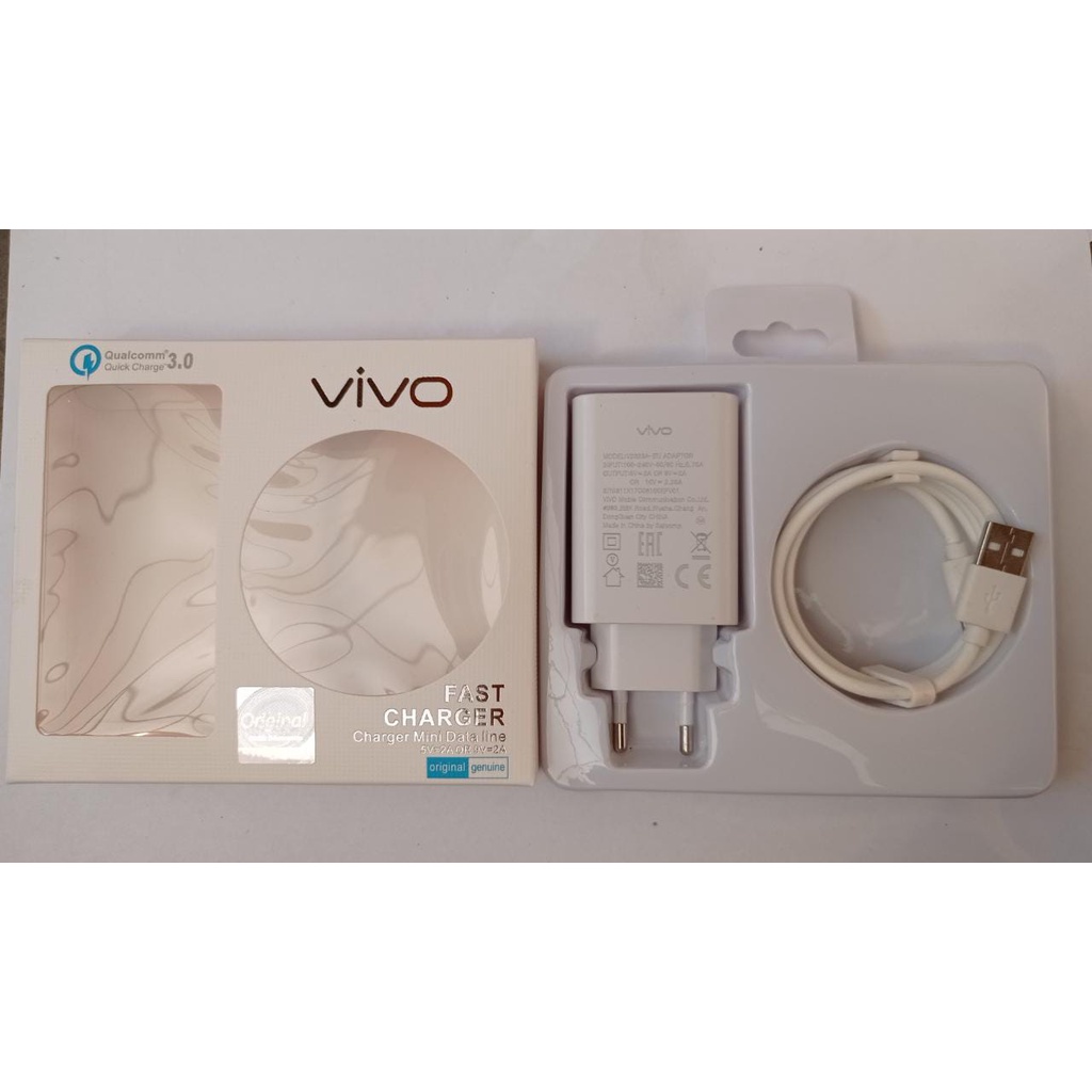 Charger VIVO Type C Fast Charging Qualcomm QC 3.0 Adaptor ORIGINAL 100%