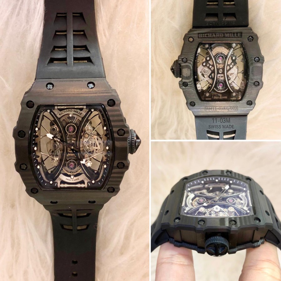 Hot Sale RM53-01 Tourbillon Pablo Mac Donough Black Garansi 1th