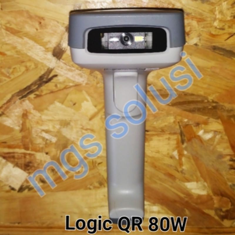 Scanner barcode QR 80W koneksi WiFi membaca QR code PDF 417 scan di layar LCD