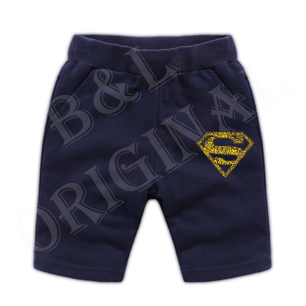 BS/COD/CELANA PENDEK SUPERMAN ANAK ANAK 1-7 TAHUN//REALPIC//GOOD QUALITY