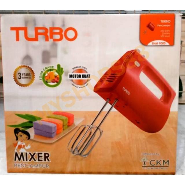 Jual Turbo Hand Mixer by Philips EHM 9000 New Model Garansi 3 Tahun