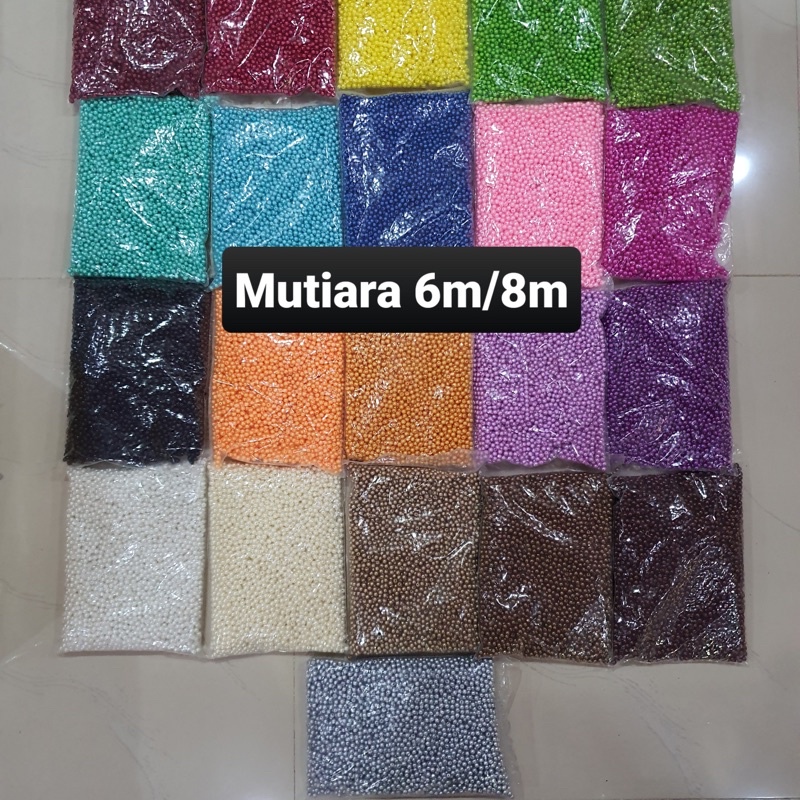 1/2Pon Mutiara 8mm Toko Manik
