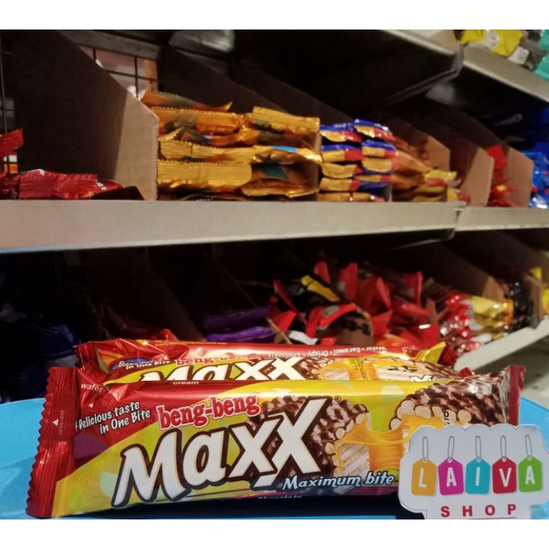 

Beng Beng Maxx 32gram & Beng Beng 25gr extra chocolate & caramel....