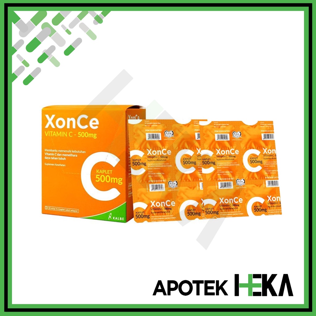 Xonce Tablet Vitamin C 500 mg Box isi 10x6 Tablet (SEMARANG)