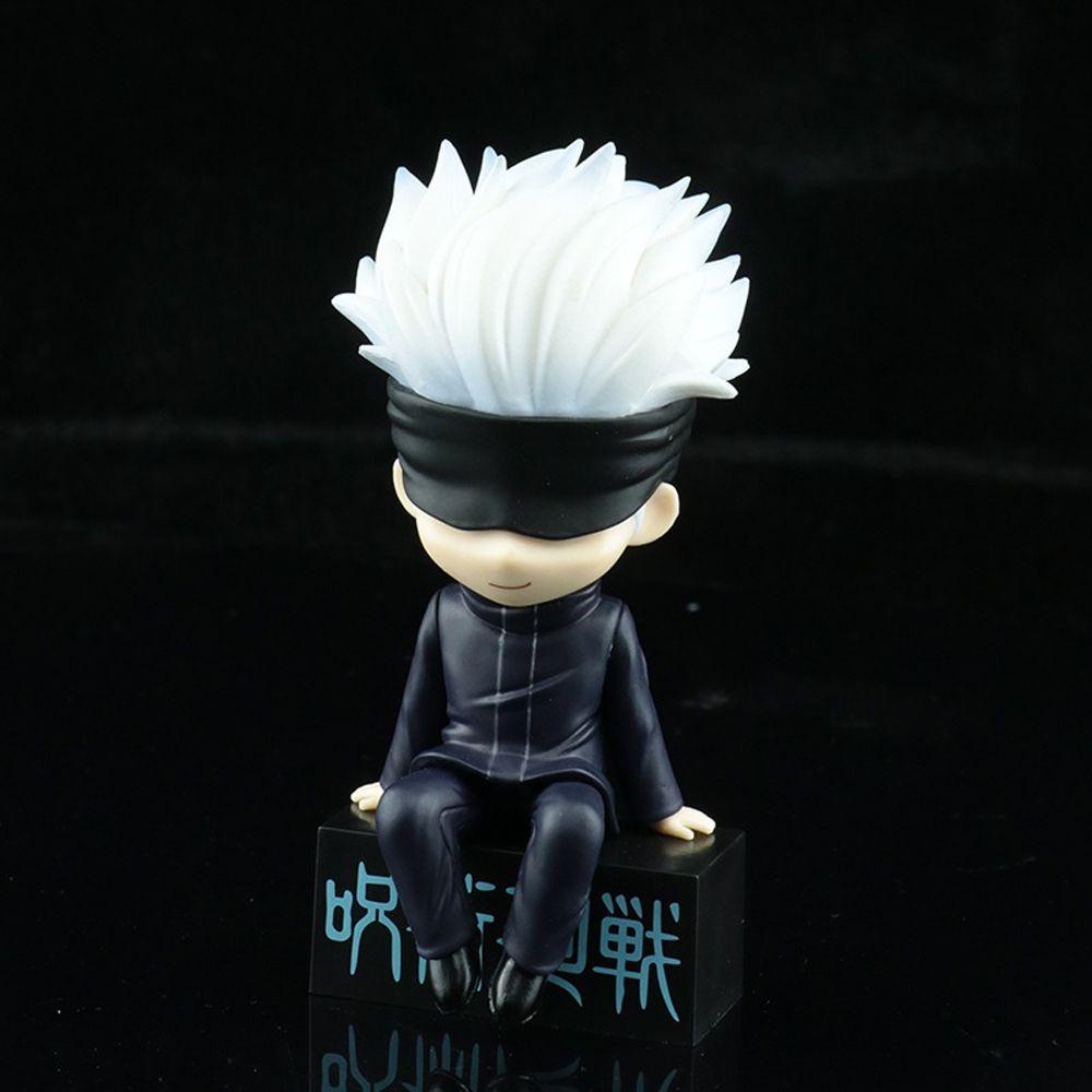 [Elegan] Jujutsu Kaisen Hiasan Mobil Untuk Hadiah Modle Mainan Kugisaki Nobara Anime Figure Gojo Satoru