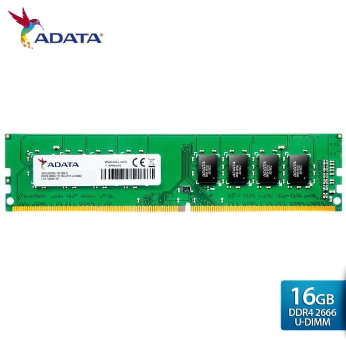 Ram Adata DDR4 16Gb 2666 Longdimm - Ram 16Gb DDR4 PC2666 Adata Garansi Resmi