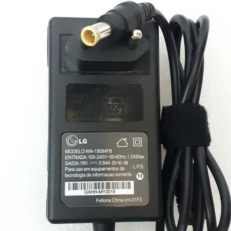 CHARGER ADAPTOR MONITOR TV  LG  19V 19v 1.3a, 19v 0.84a, 12v 2a, 19v 2.1a, 19v 1.7a
