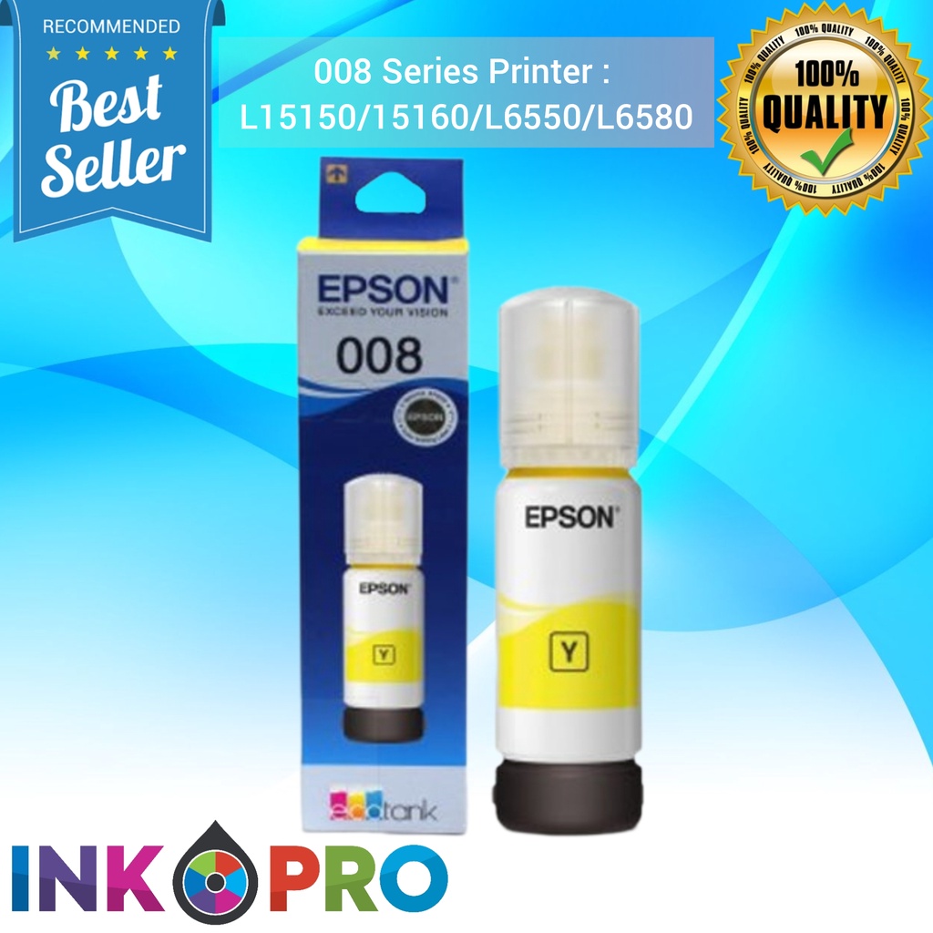 Tinta Epson 008 PREMIUM Untuk Printer L15150 L15160 L6550 L6580