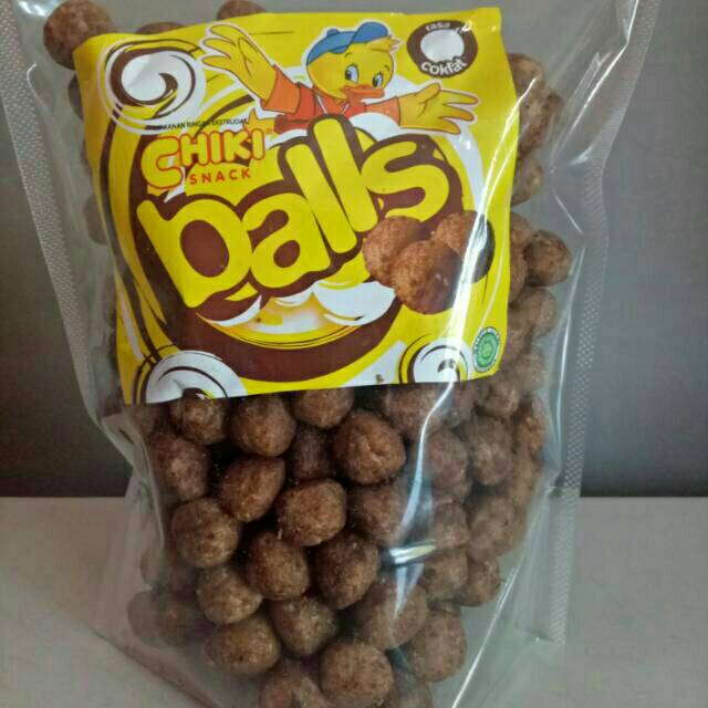 

chiki ball coklat.