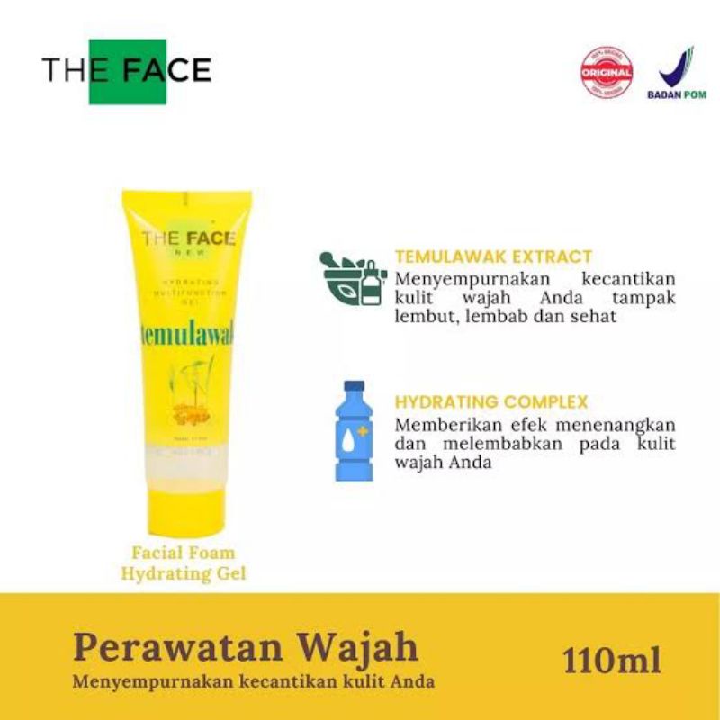 The Face Temulawak Facial Foam BPOM