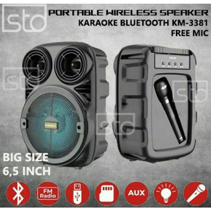 SPEAKER BLUETOOTHkimiso KMS 3381