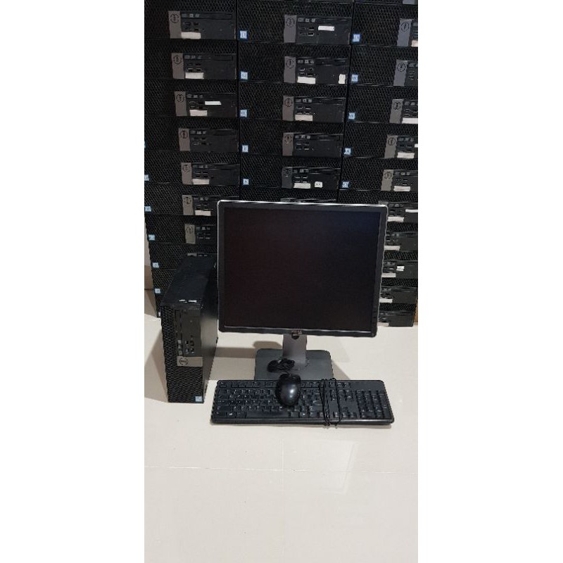 LIKE NEW CPU BUILDUP DELL OPTIPLEX 5040 CORE I5 6500 GENERASI 6 LED 19 KOTAK FREE WIFI