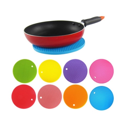 Tatakan Alas Meja Silikon Anti Panas Anti Slip - Tatakan Panci Silikon
