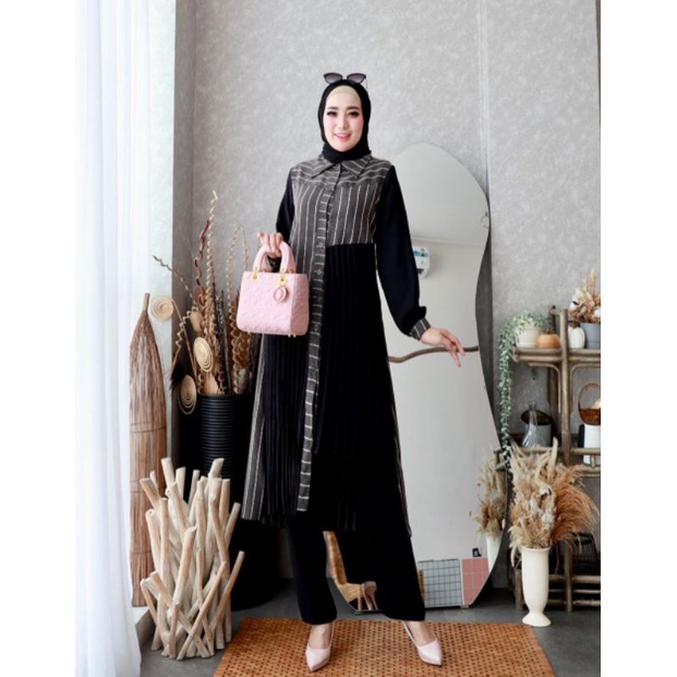 ONE SET PLISKET KOTAK, SETELAN BANGKOK