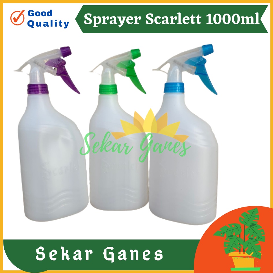 Sprayer Scarlet 1000 Ml 1 Liter Sprayer Semprotan Air Disinfektan Tanaman Burung Sprayer Semprotan Serbaguna Elektrik Manual Swan Gun - Hand Sprayer 1 Liter Semprotan Air Jetspray Tanaman Spray Serbaguna 1000 ml AT005