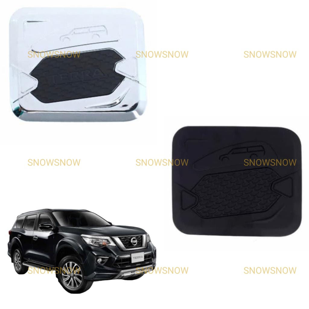 Tank Cover Nissan Terra 2018 2022 up Bestivo Hitam Chrome