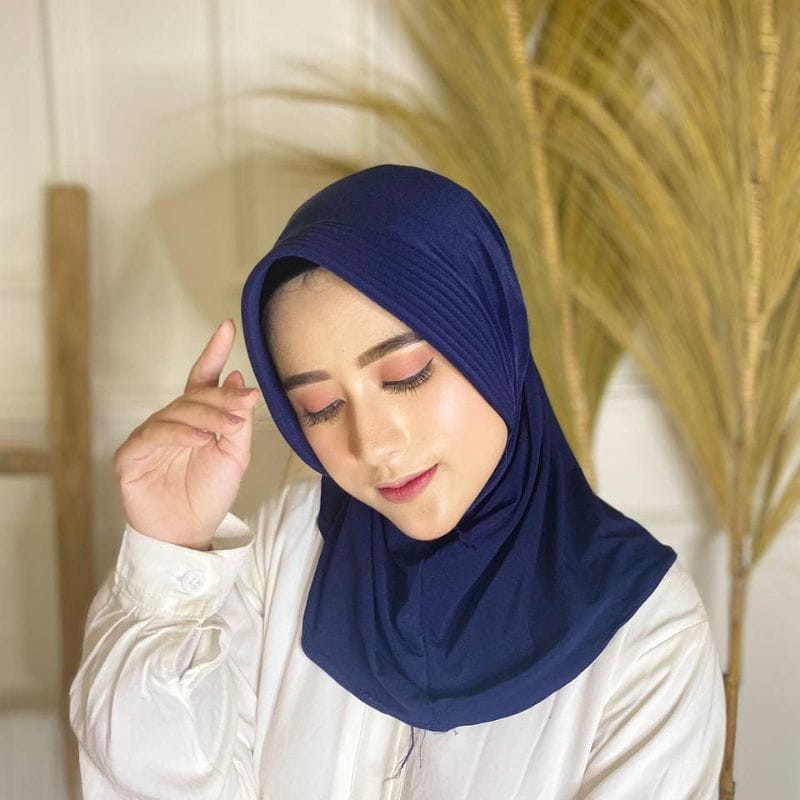 MURAH 1KG=(14pcs) Jibab Sport Murah /Jilbab Lycra Instan Jokowi /ADDIBA SERPOL-8