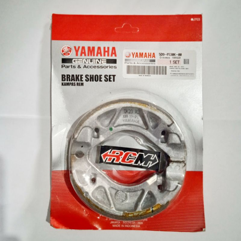 5D9-F530K-00 KAMPAS REM BELAKANG TROMOL TEROMOL BESAR VEGA ZR  VEGA R JUP JUPITER  Z  Z1 F1 MIO MIO GT MIO J SOUL GT XEON RCTI JAMINAN ORI ORIGINAL ASLI YAMAHA GENUINE PARTS YGP YAMAHA PARTS