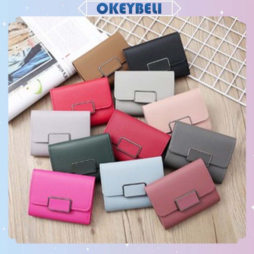 •OKEY BELI•DL076 Dompet Lucu Mini Wanita Cewek Kecil Koin Kartu Wallet Fashion Cod
