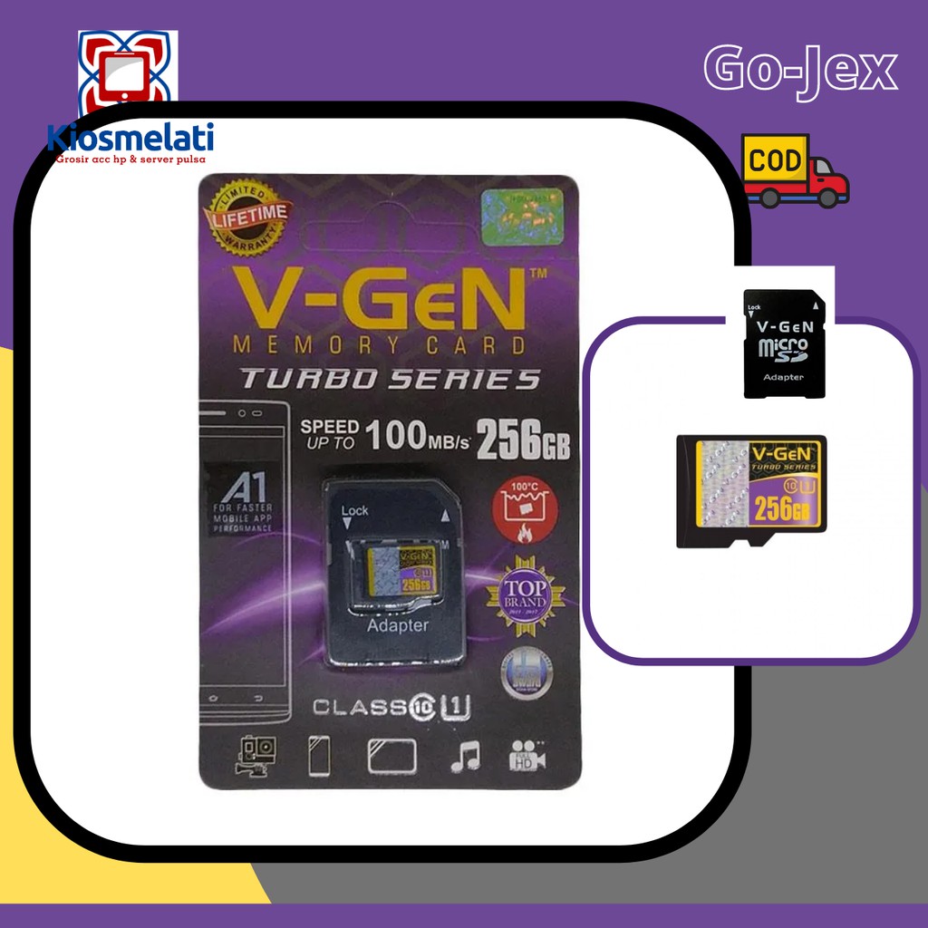 V gen Kartu memori hp 128gb class 10 memory card 256gb-memori card-mmc-Micro sd 256gb-kartu Sd