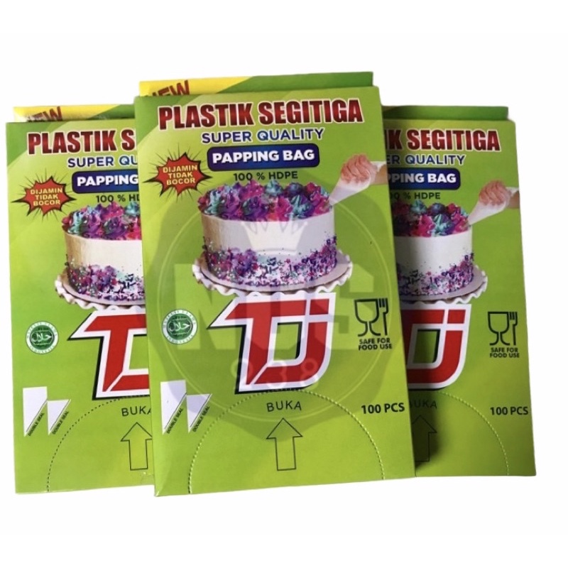 Plastik Segitiga Papping Bag isi 100lembar