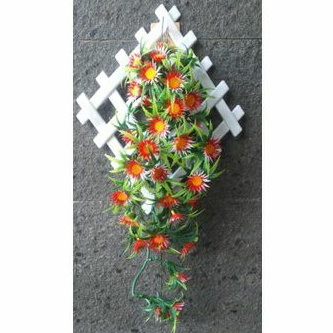 bunga hias plastik-bunga hias tempel sintetis-hiasan ruang-hiasan dinding