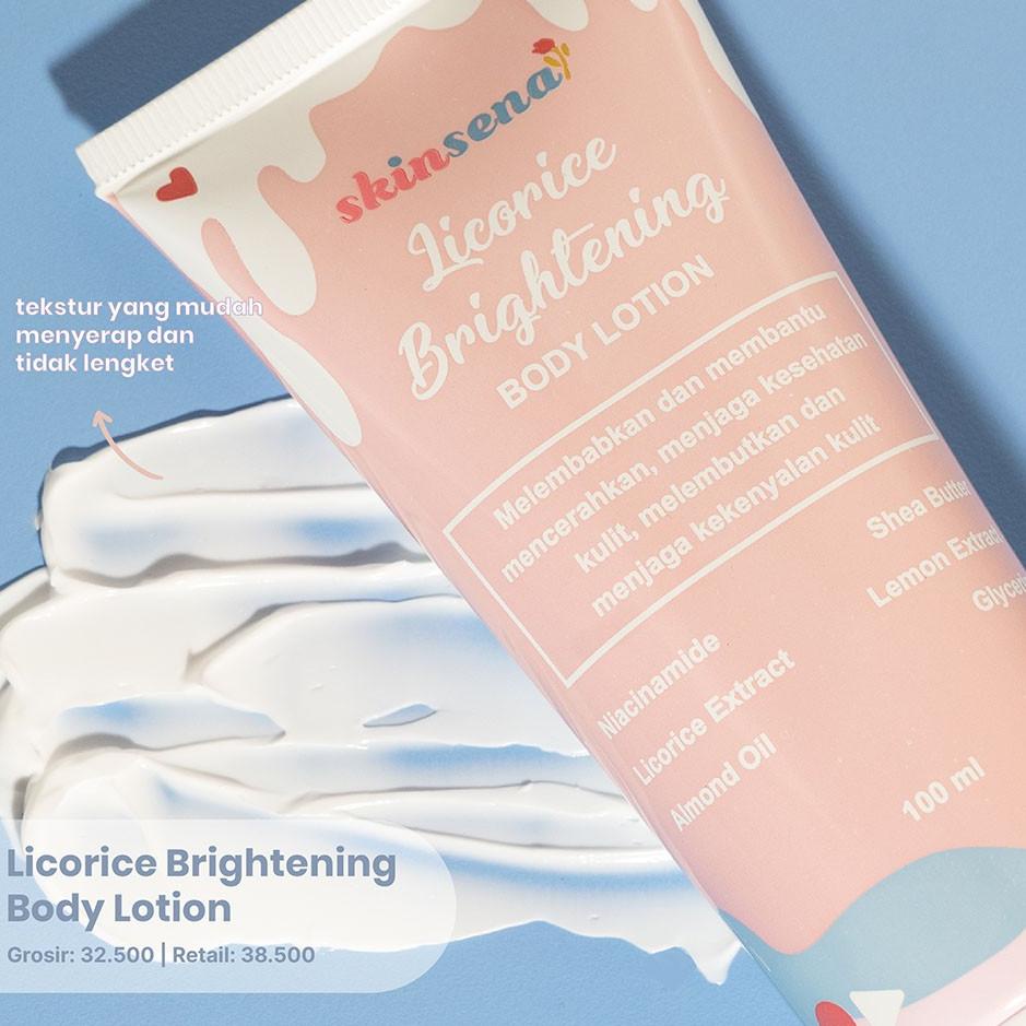 11.11SALE Licorice Brightening Body Lotion BPOM - Skinsena