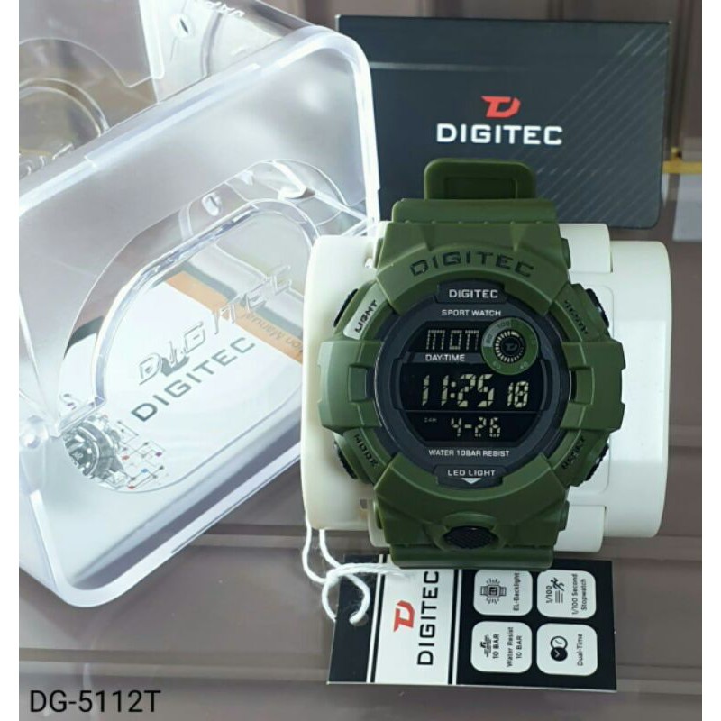 jam tangan pria DIGITEC DG 5112 original tahan air