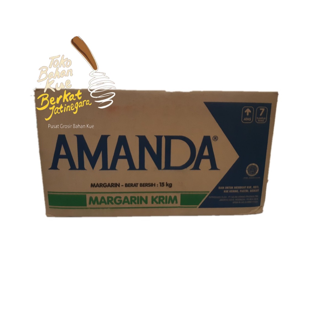 AMANDA MARGARINE KRIM / MARGARINE CREAM AMANDA 15 KG