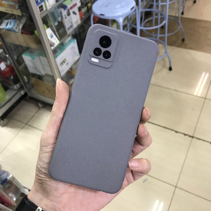 PREMIUM TPU SANDSTONE SOFT JELLY CASE CAMERA PROTECTOR VIVO V20