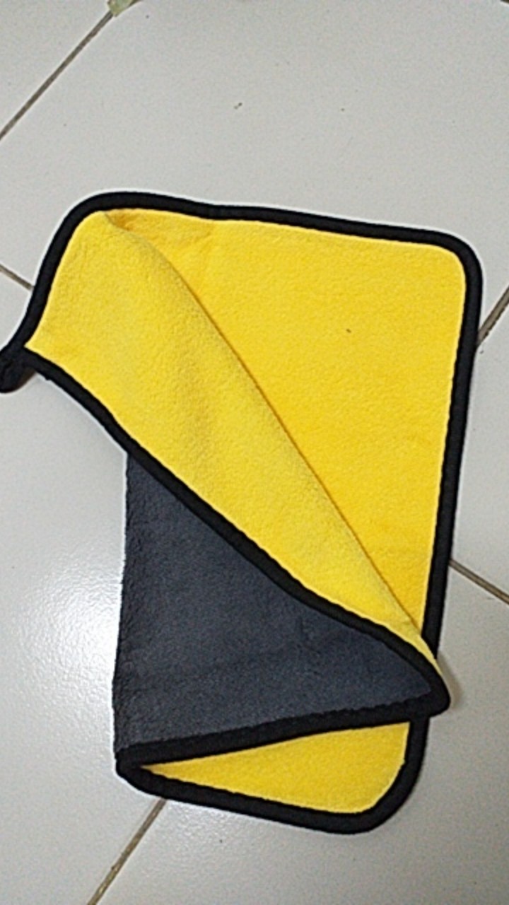 Lap Microfiber Tebal Lembut 2 Warna Anti Lecet Serbaguna 30x30 Premium